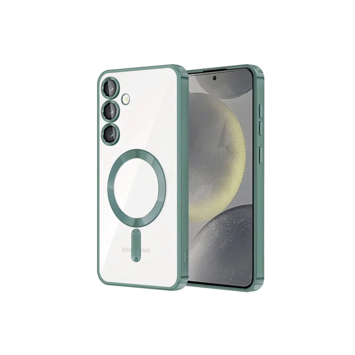 Samsung Galaxy S24 Kılıf Kross Magneticsafe Kapak - Koyu Yeşil Fiyatı, Yorumları ve Özellikleri