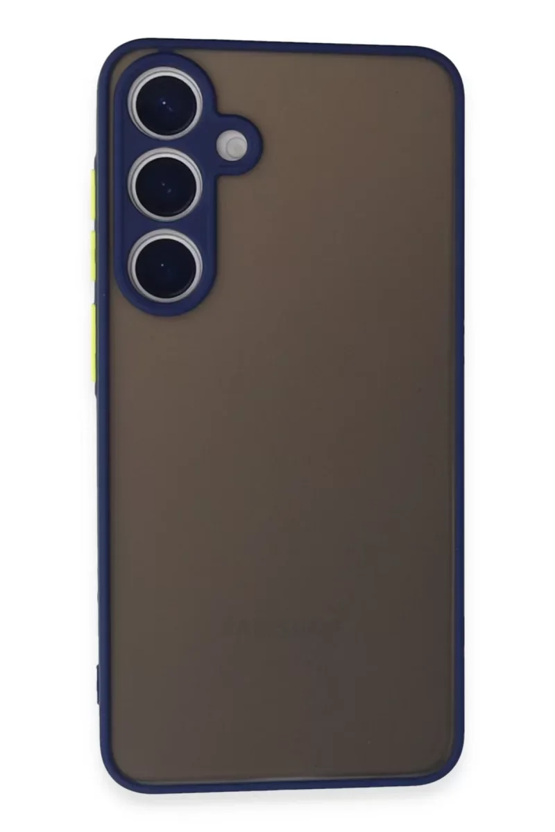 Samsung Galaxy S24 Kılıf Montreal Silikon Kapak - Lacivert
