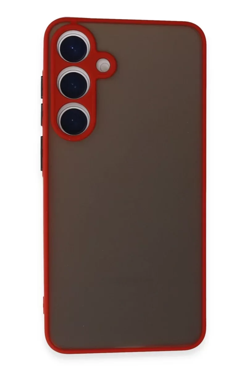 Samsung Galaxy S24 Kılıf Montreal Silikon Kapak - Kırmızı