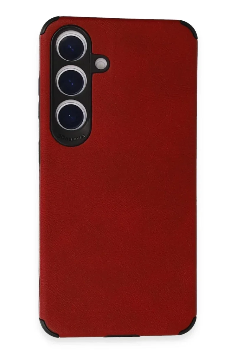 Samsung Galaxy S24 Kılıf Loop Deri Silikon - Kırmızı Samsung Galaxy S24 Kılıf Loop Deri Silikon - Kırmızı