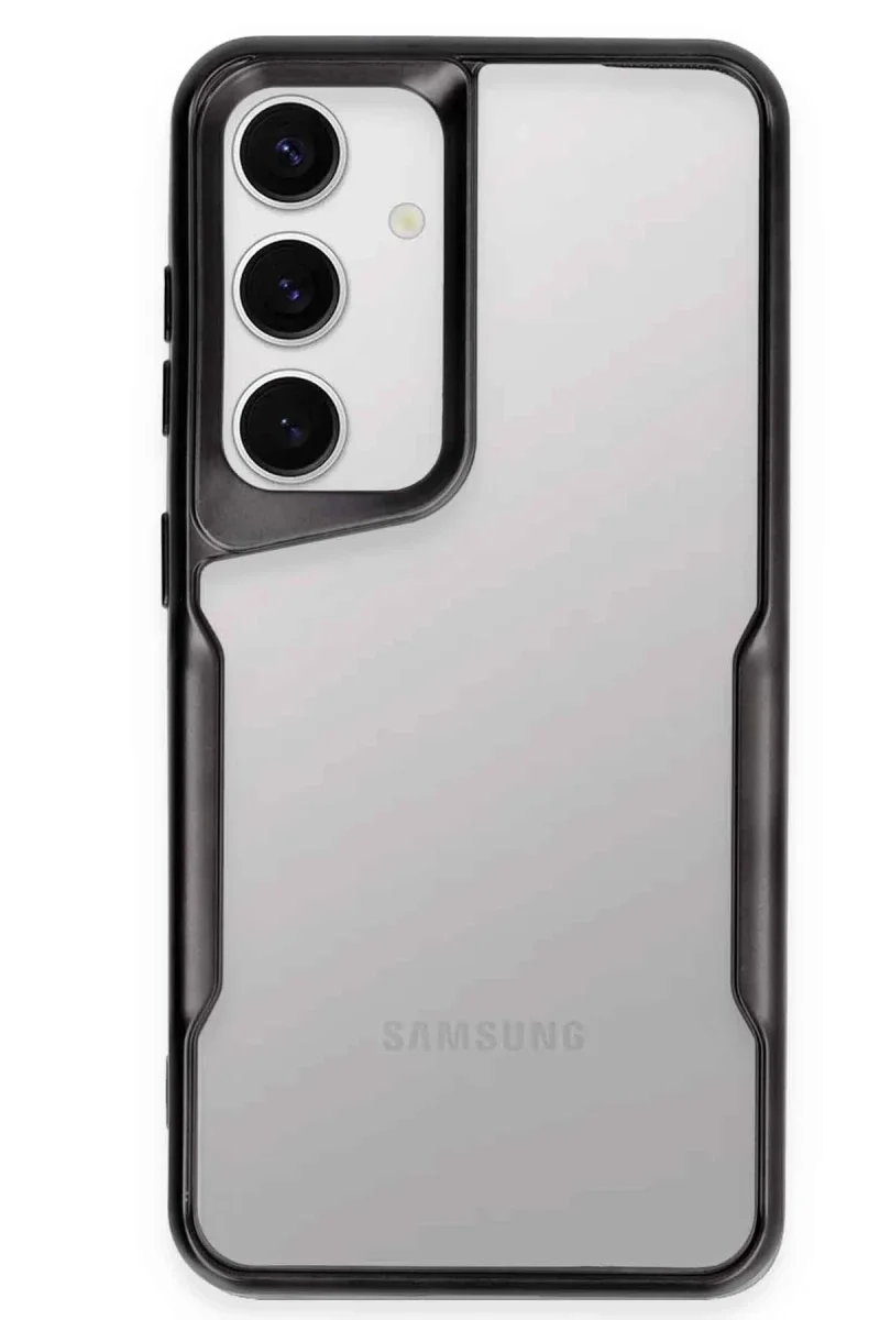 Samsung Galaxy S24 Kılıf Boyi Silikon Kapak - Siyah