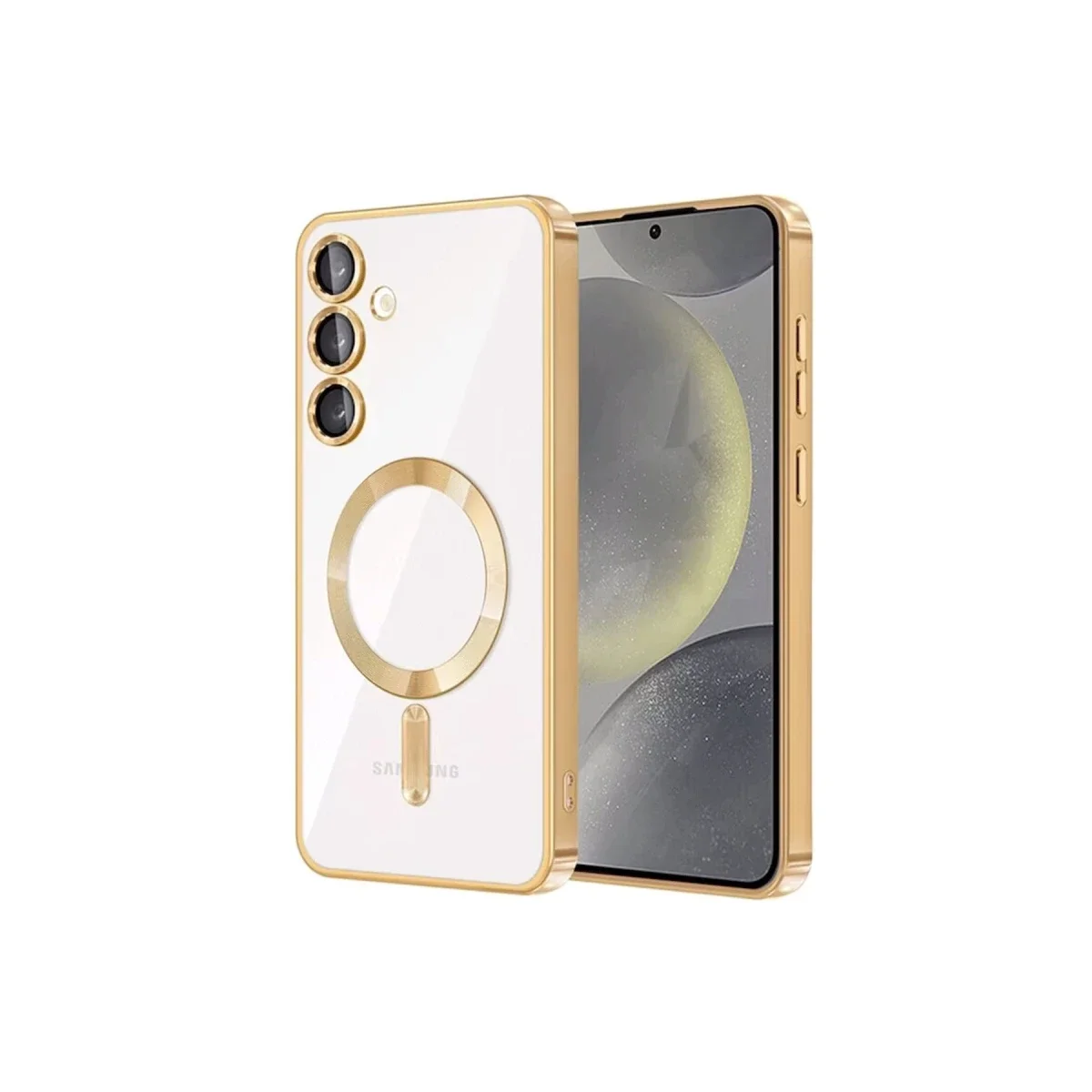 Samsung Galaxy S24 Kılıf Kross Magneticsafe Kapak - Gold Fiyatı, Yorumları ve Özellikleri