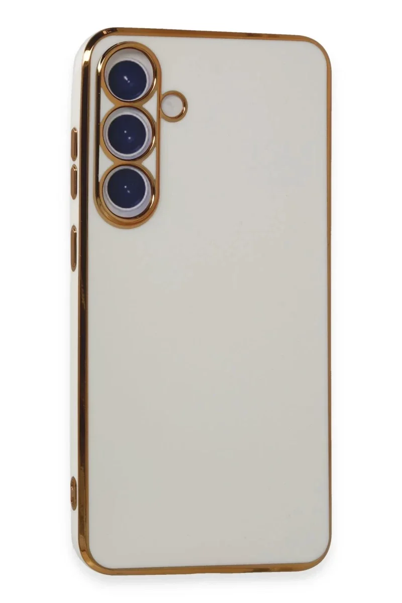 Samsung Galaxy S24 Kılıf Volet Silikon - Beyaz