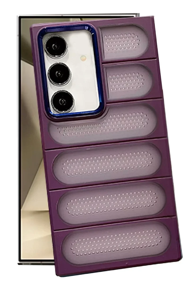 Samsung Galaxy S24 Kılıf Airmax Silikon Kapak - Derin Mor Samsung Galaxy S24 Kılıf Airmax Silikon Kapak - Derin Mor