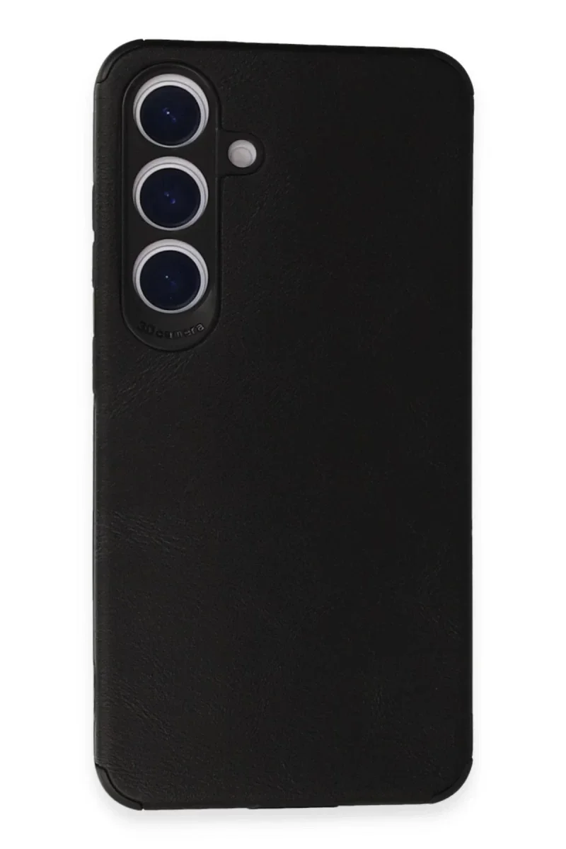 Samsung Galaxy S24 Kılıf Loop Deri Silikon - Siyah Samsung Galaxy S24 Kılıf Loop Deri Silikon - Siyah