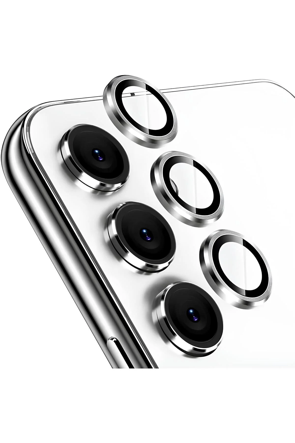 Samsung Galaxy S24 Metal Çerçeveli Kamera Koruma Lensi