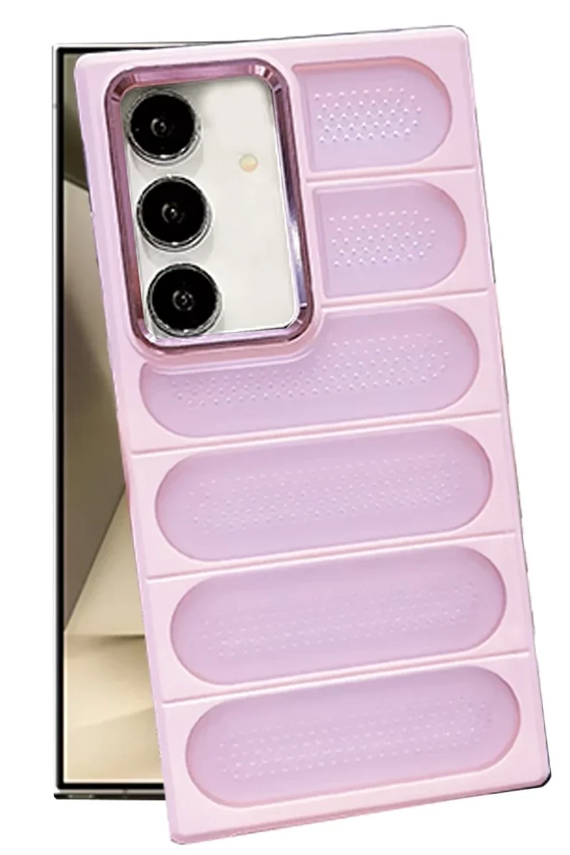 Samsung Galaxy S24 Plus Kılıf Airmax Silikon Kapak - Pembe Samsung Galaxy S24 Plus Kılıf Airmax Silikon Kapak - Pembe