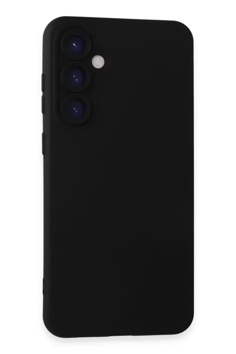 Samsung Galaxy S24 Plus Kılıf Nano içi Kadife Silikon - Siyah