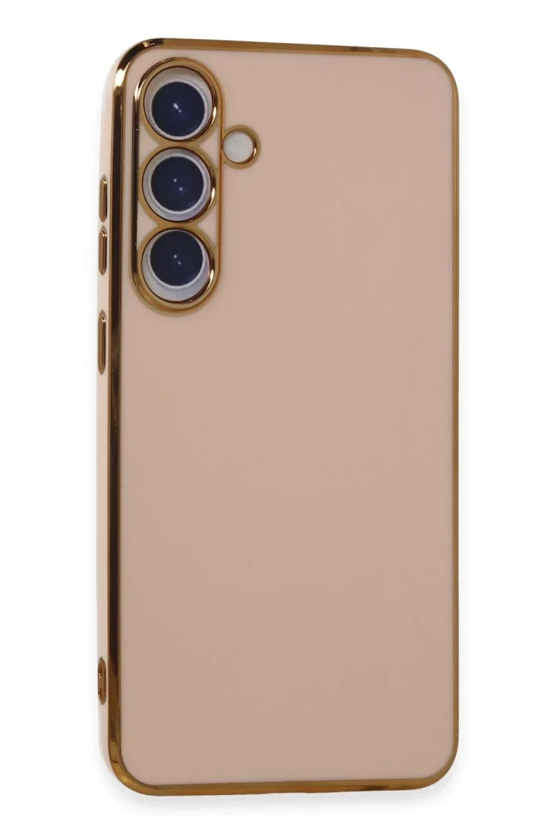 Samsung Galaxy S24 Plus Kılıf Volet Silikon - Pembe Samsung Galaxy S24 Plus Kılıf Volet Silikon - Pembe