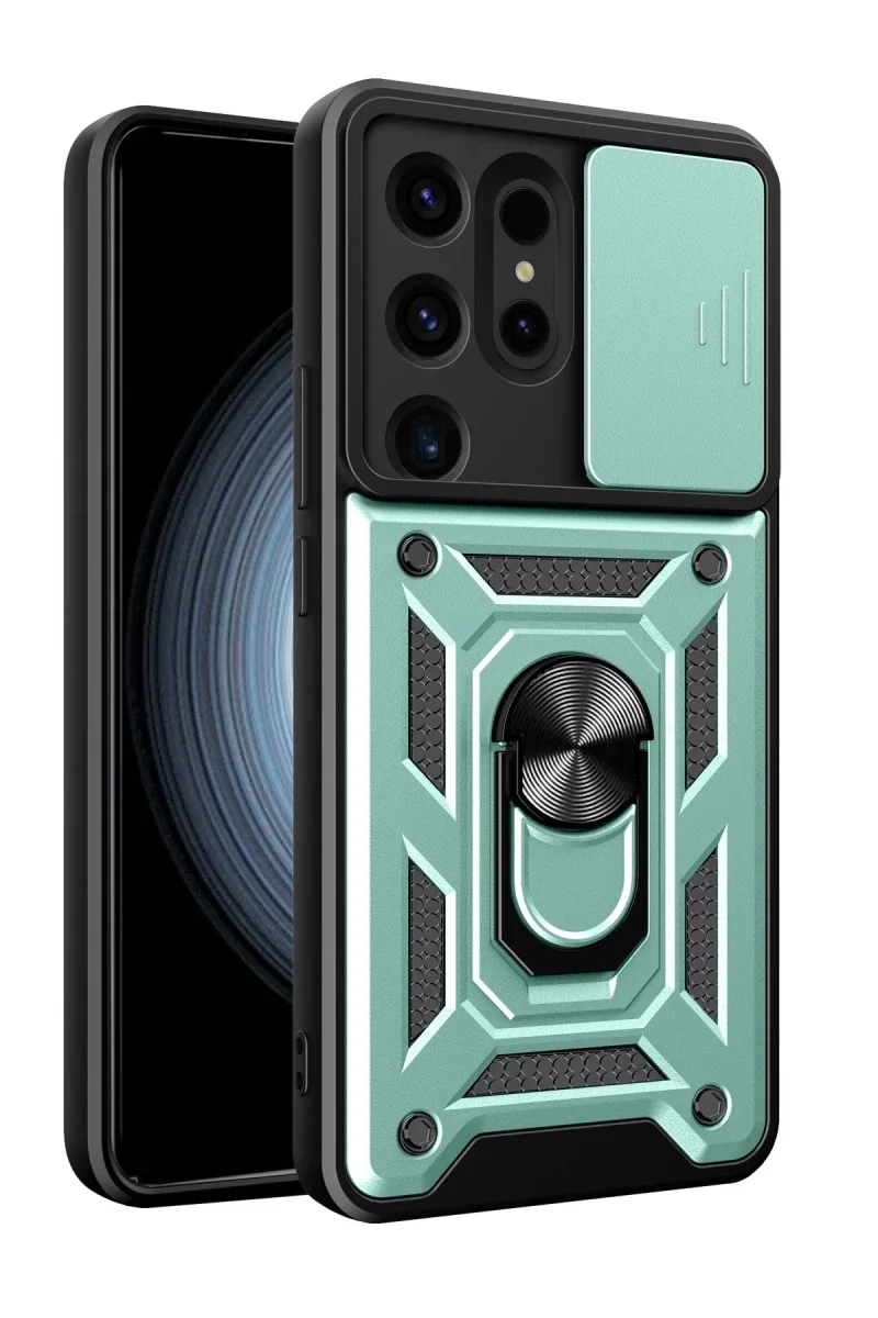 Samsung Galaxy S24 Ultra Kılıf Pars Lens Yüzüklü Silikon - Yeşil Fiyatı, Yorumları ve Özellikleri