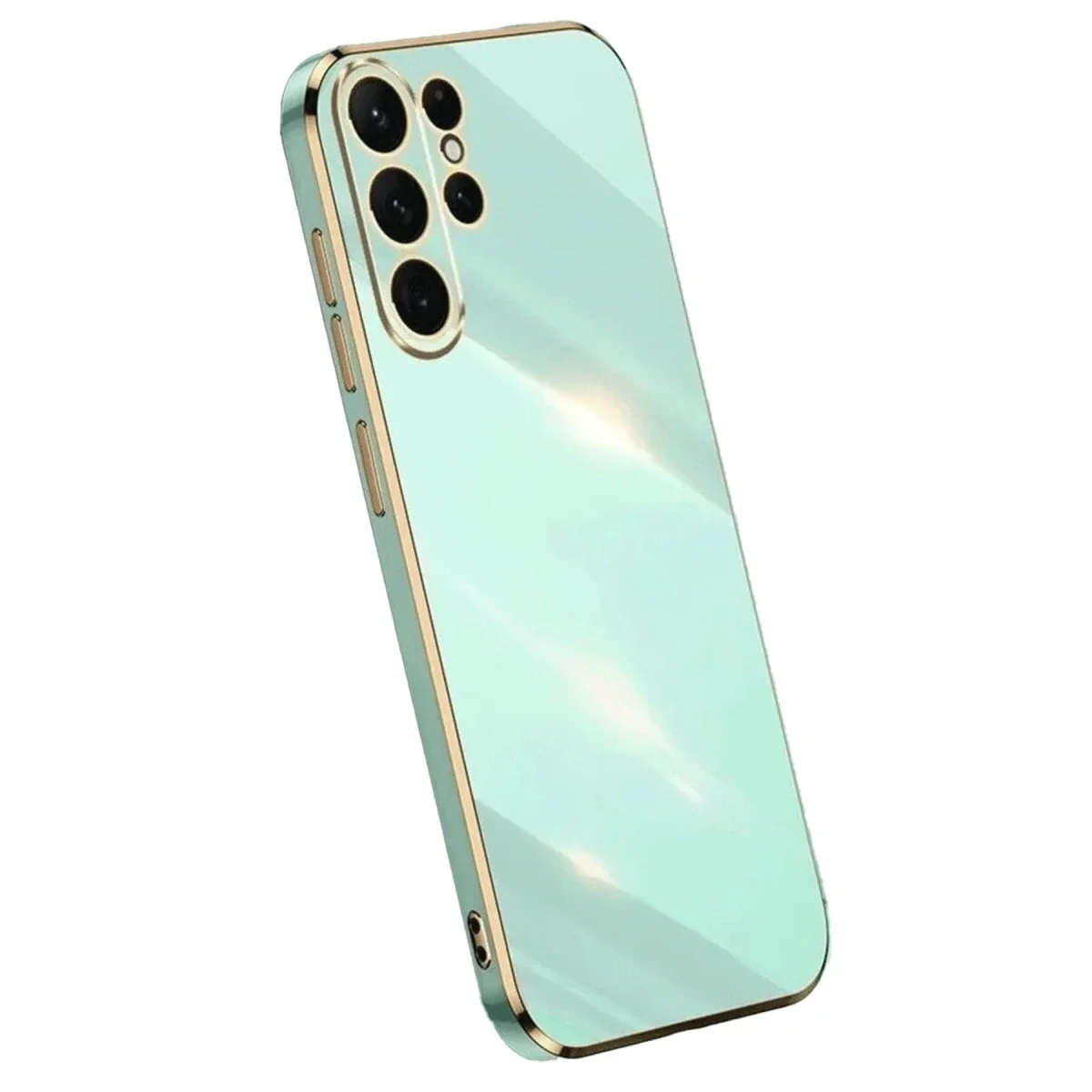 Samsung Galaxy S24 Ultra Kılıf Volet Silikon - Açık Yeşil