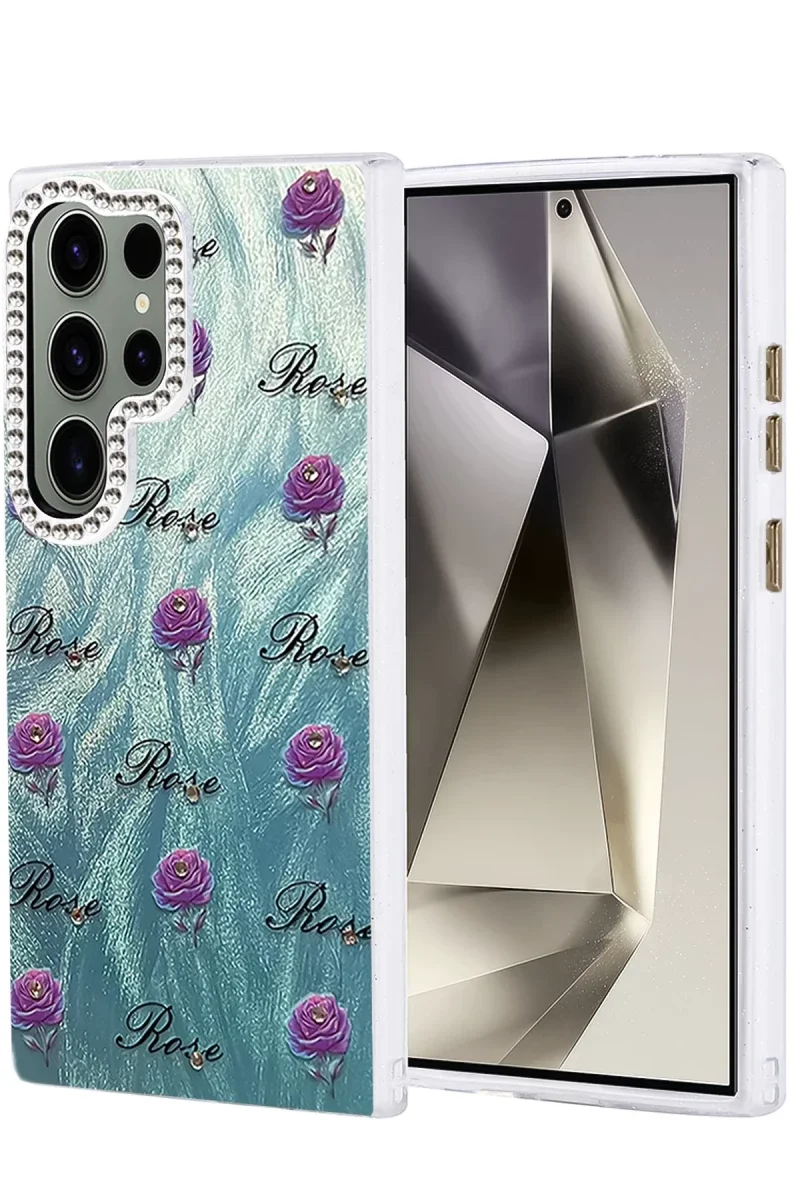 Samsung Galaxy S24 Ultra Kılıf Blade Aynalı Desenli Kapak - Desen 9