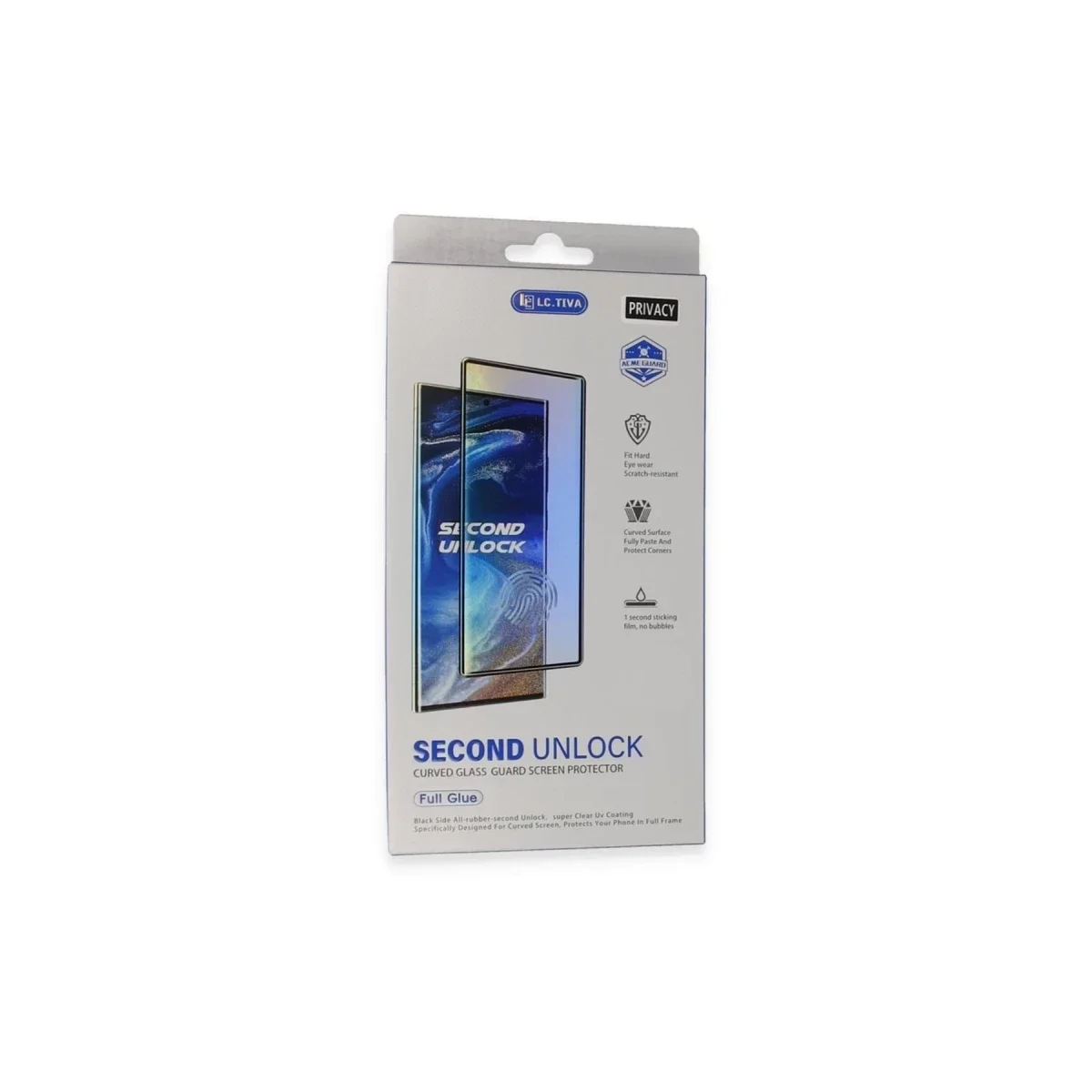 Samsung Galaxy S24 Ultra Durable Full Glue Curved Hayalet Cam