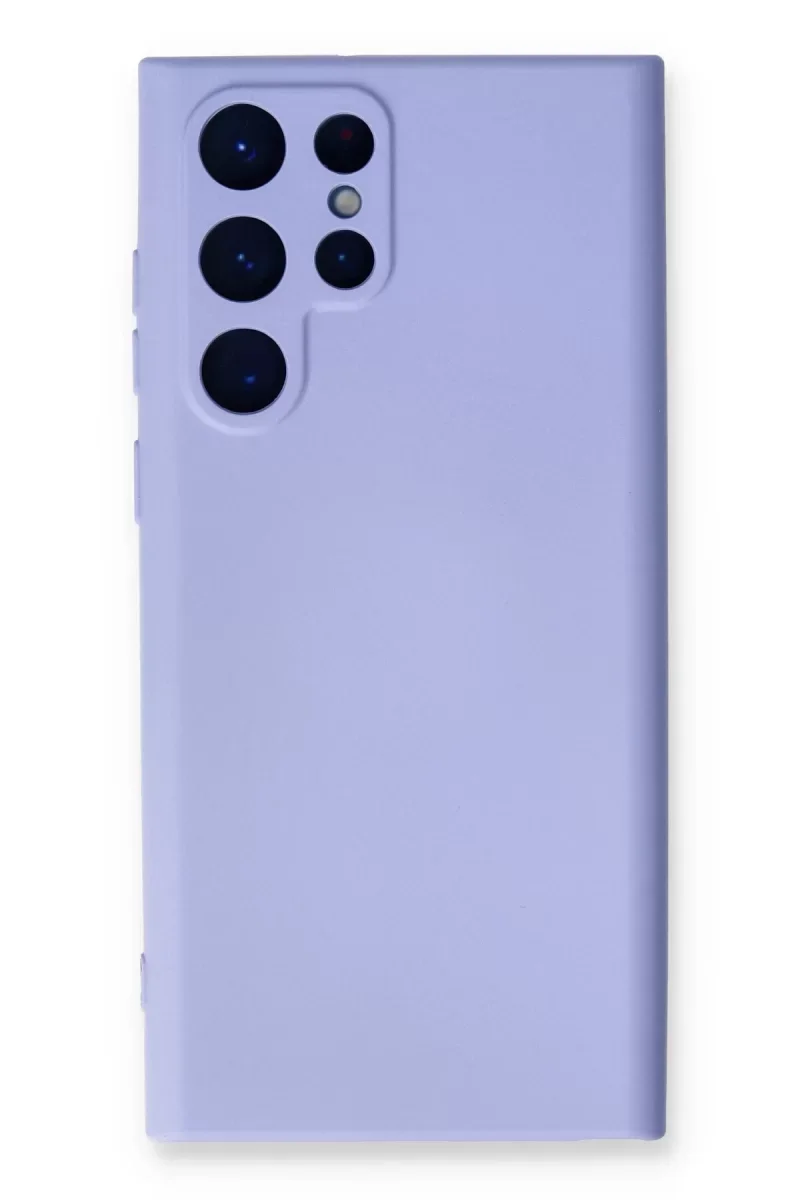Samsung Galaxy S24 Ultra Kılıf Nano içi Kadife Silikon - Lila