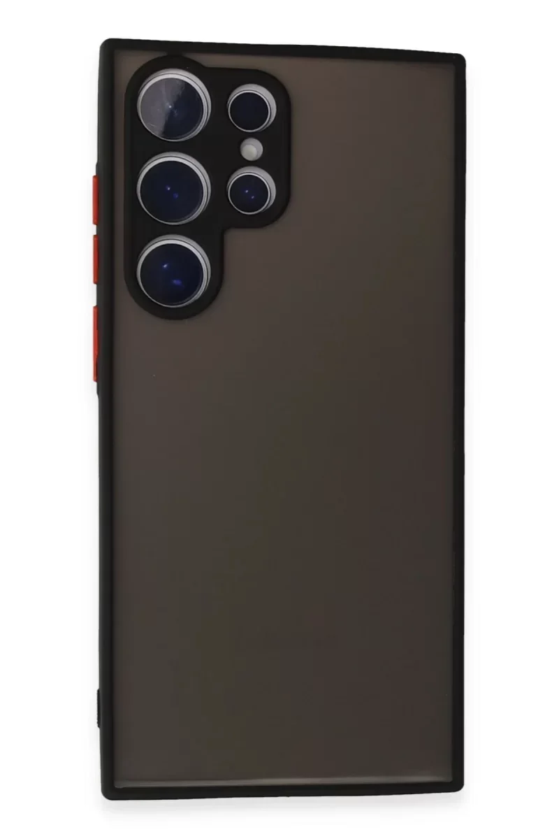 Samsung Galaxy S24 Ultra Kılıf Montreal Silikon Kapak - Siyah