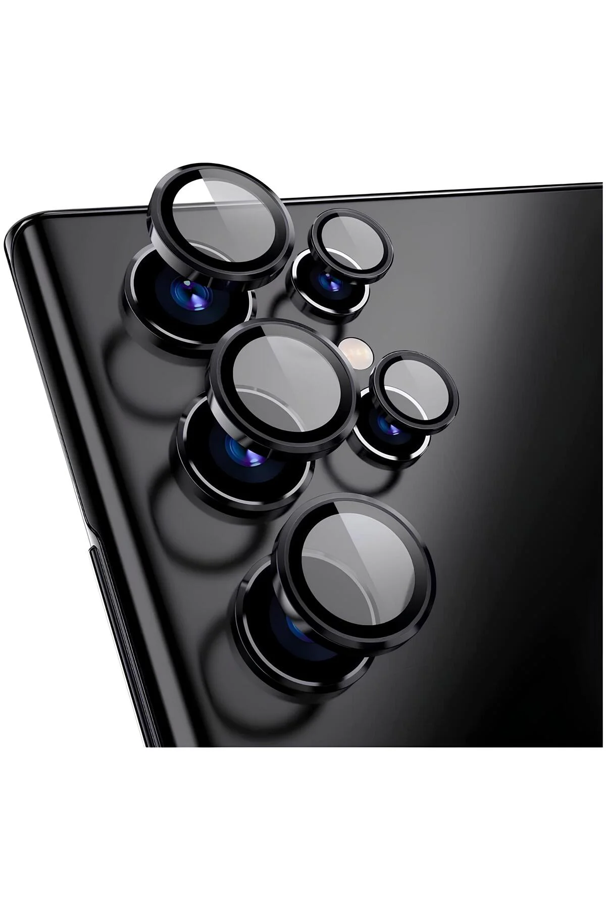 Samsung Galaxy S24 Ultra Metal Çerçeveli Kamera Koruma Lensi