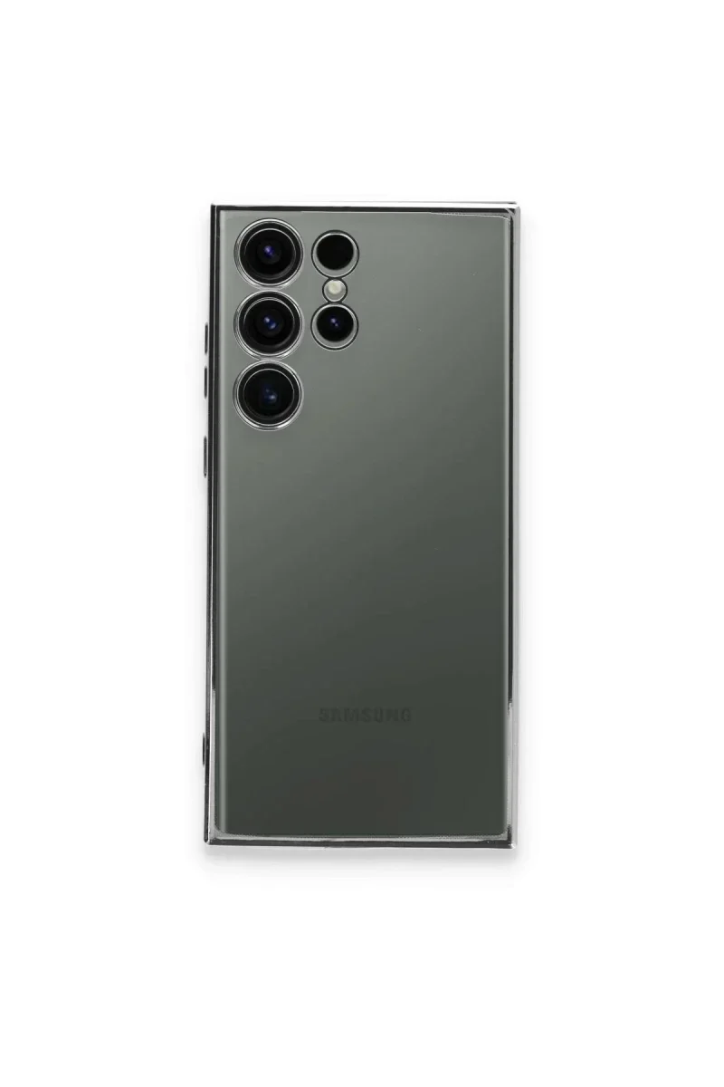 Samsung Galaxy S24 Ultra Kılıf Razer Lensli Silikon - Mor