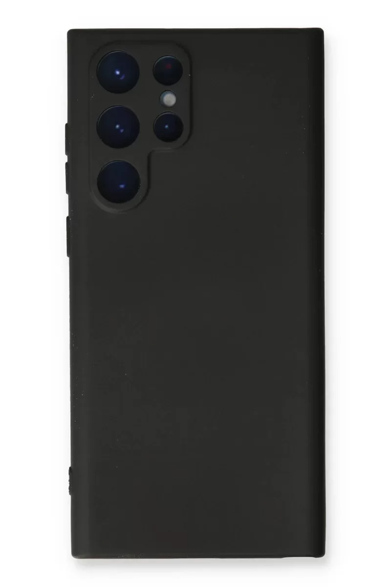 Samsung Galaxy S24 Ultra Kılıf Nano içi Kadife Silikon - Siyah