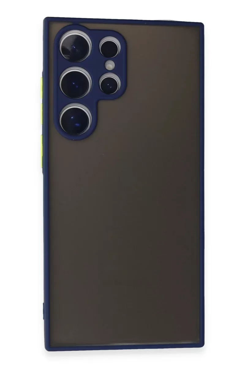 Samsung Galaxy S24 Ultra Kılıf Montreal Silikon Kapak - Lacivert