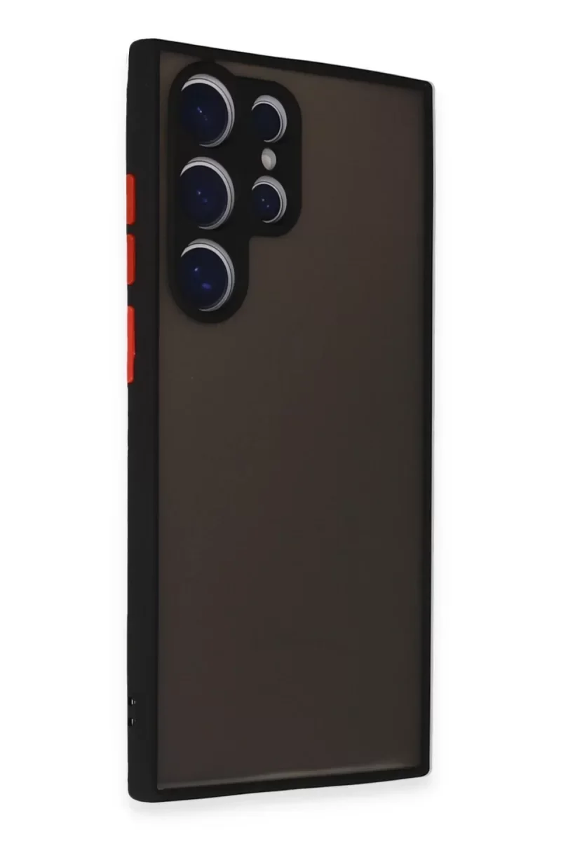 Samsung Galaxy S24 Ultra Kılıf Montreal Silikon Kapak - Siyah