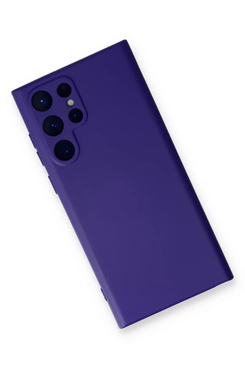 Samsung Galaxy S24 Ultra Kılıf Nano içi Kadife Silikon - Mor Samsung Galaxy S24 Ultra Kılıf Nano içi Kadife Silikon - Mor