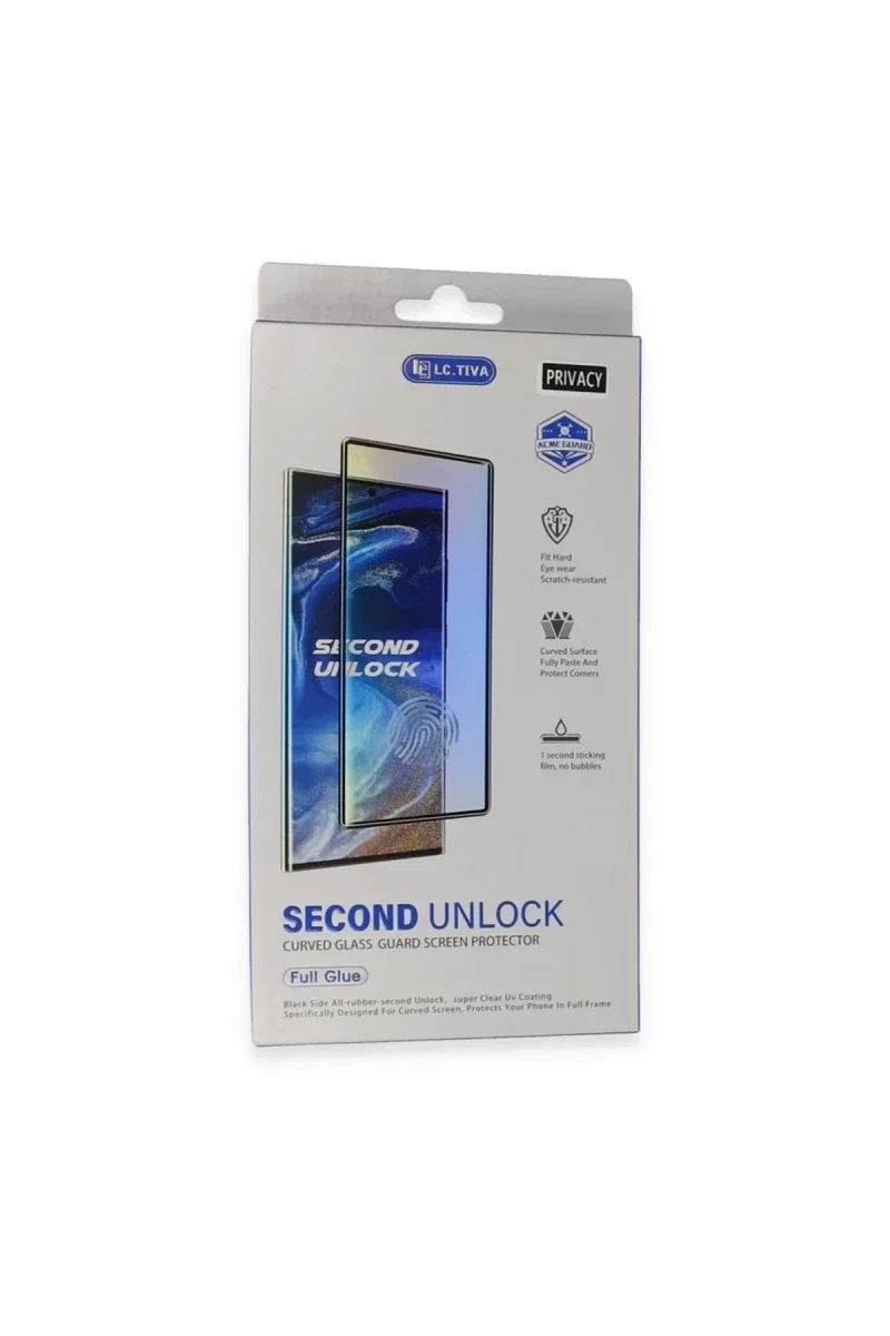 Samsung Galaxy S24 Ultra Durable Full Glue Curved Hayalet Cam