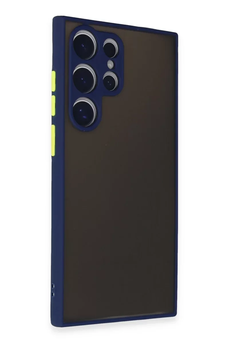 Samsung Galaxy S24 Ultra Kılıf Montreal Silikon Kapak - Lacivert