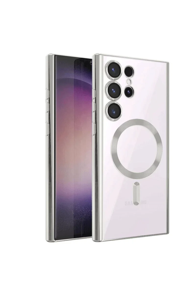Samsung Galaxy S24 Ultra Kılıf Kross Magneticsafe Kapak - Titan Gri Samsung Galaxy S24 Ultra Kılıf Kross Magneticsafe Kapak - Titan Gri