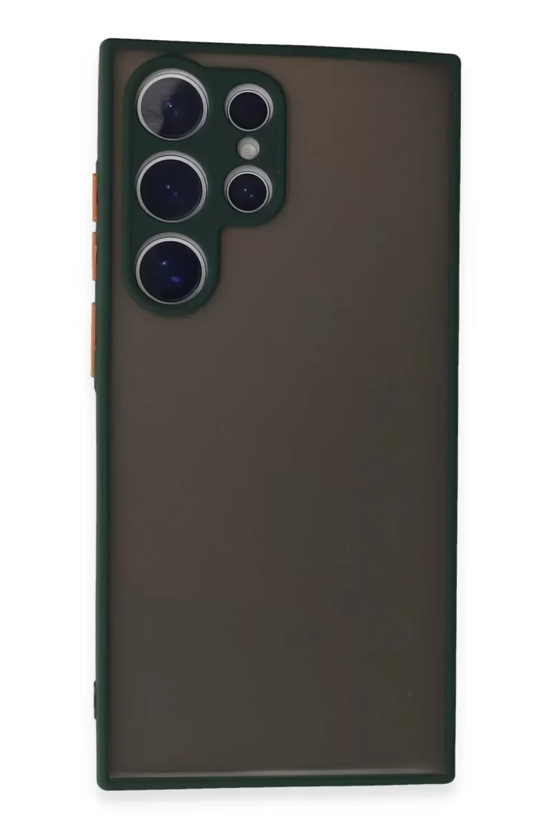 Samsung Galaxy S24 Ultra Kılıf Montreal Silikon Kapak - Yeşil Samsung Galaxy S24 Ultra Kılıf Montreal Silikon Kapak - Yeşil