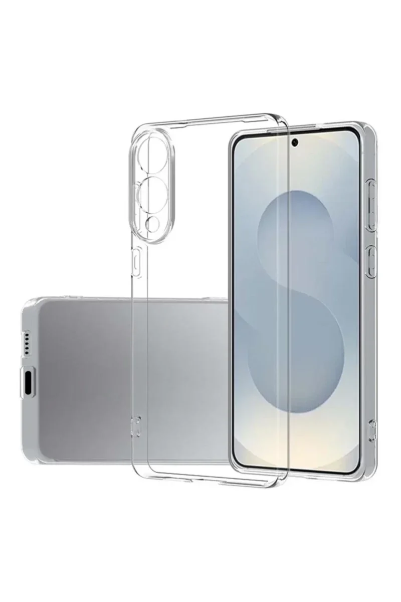 Samsung Galaxy S25 Edge Kılıf Lüx Şeffaf Silikon