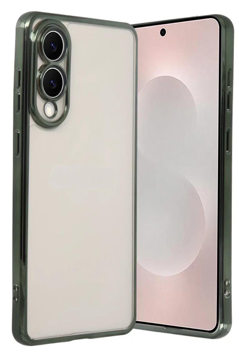 Samsung Galaxy S25 Edge Razer Lensli Silikon - Yeşil Samsung Galaxy S25 Edge Razer Lensli Silikon - Yeşil