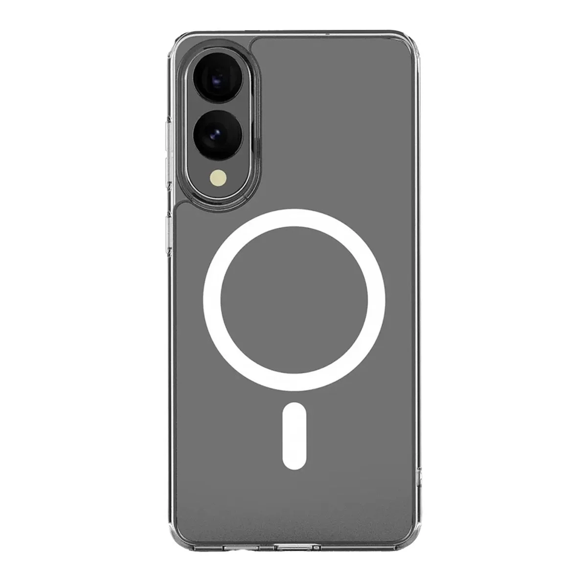 Samsung Galaxy S25 Edge Kılıf Magneticsafe Şeffaf Silikon - Şeffaf Samsung Galaxy S25 Edge Kılıf Magneticsafe Şeffaf Silikon - Şeffaf