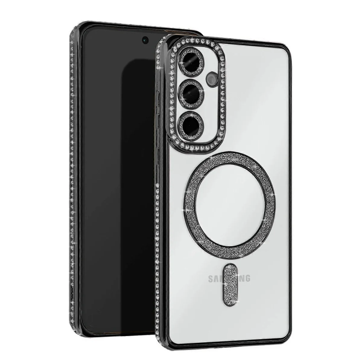 Samsung Galaxy S25 Edge Joke Simli Magneticsafe Kılıf - Siyah