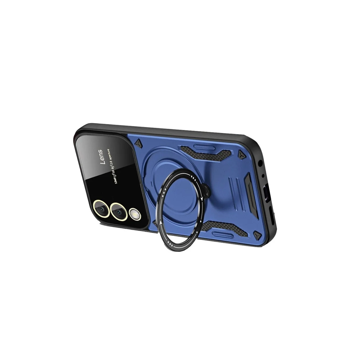 Samsung Galaxy S25 Edge Kılıf Joy Lens Standlı Kapak - Lacivert Fiyatı, Yorumları ve Özellikleri