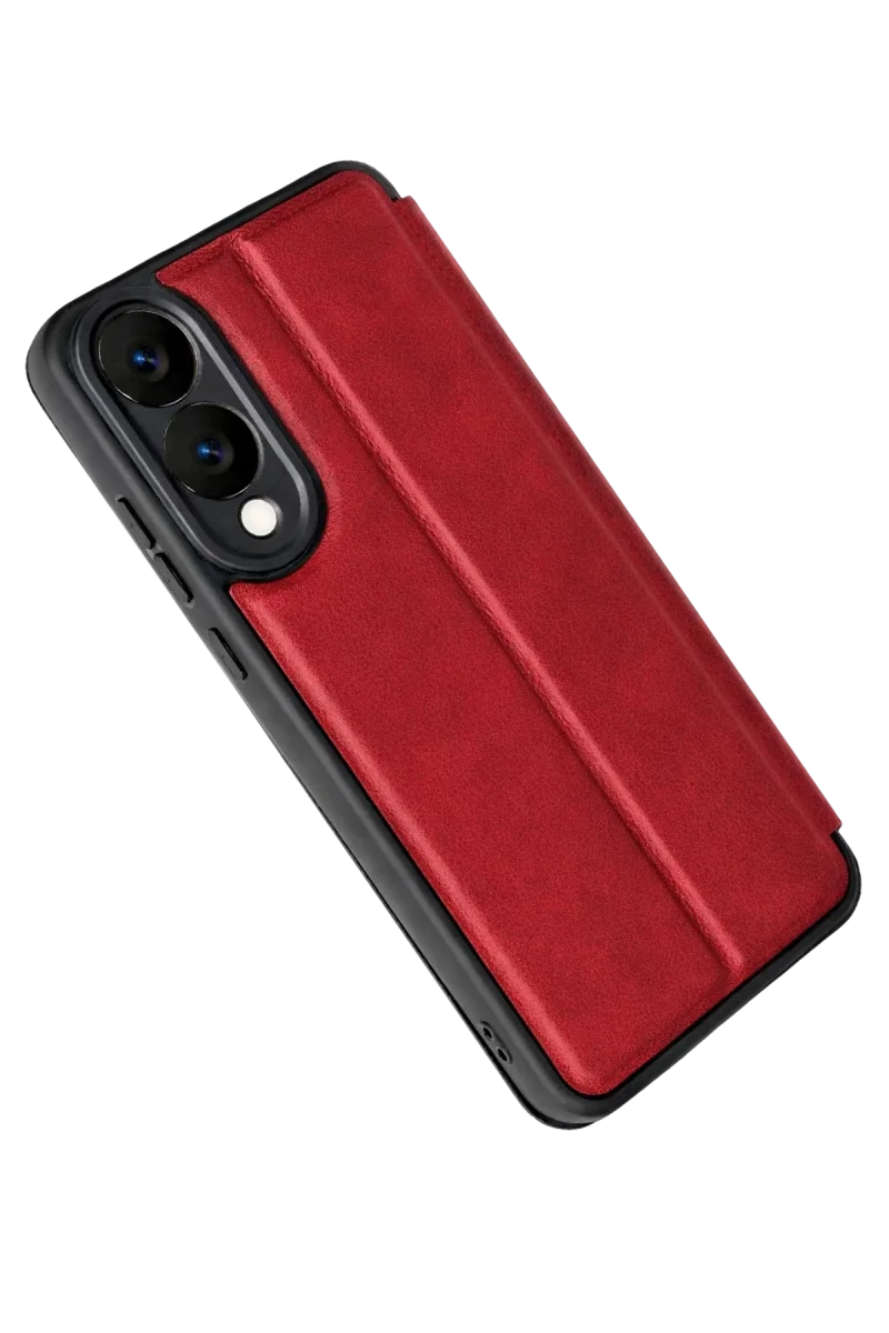 Samsung Galaxy S25 Edge Flip Cover - Kırmızı