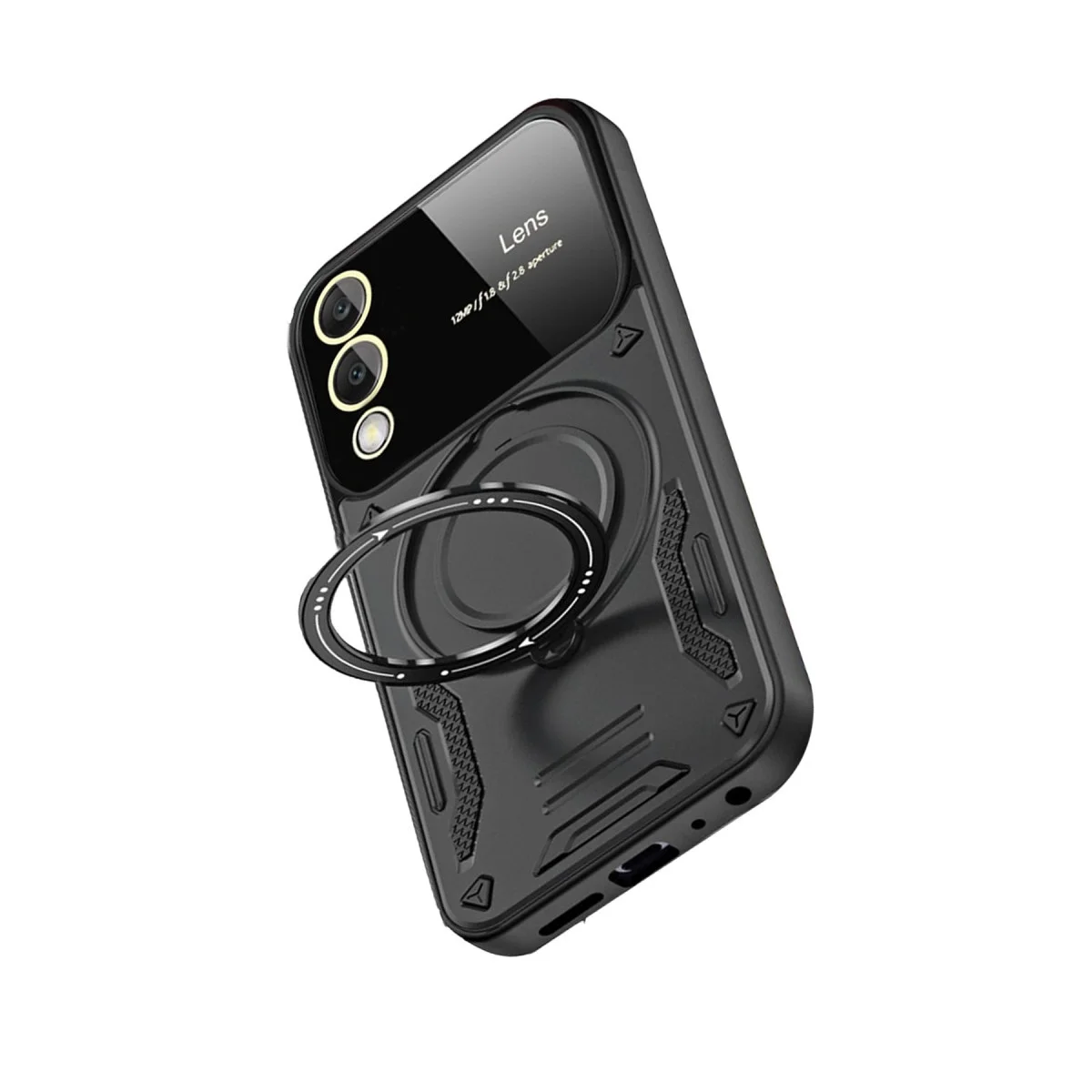 Samsung Galaxy S25 Edge Kılıf Joy Lens Standlı Kapak - Siyah Fiyatı, Yorumları ve Özellikleri