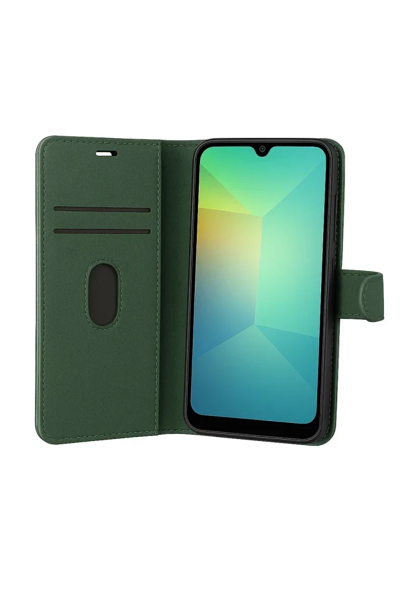 Samsung Galaxy S25 FE Trend S Plus Kapaklı Kılıf - Yeşil Samsung Galaxy S25 FE Trend S Plus Kapaklı Kılıf - Yeşil