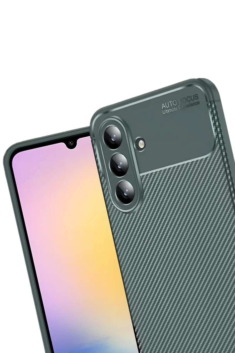 Samsung Galaxy S25 FE Auto Focus Karbon Kapak - Koyu Yeşil Fiyatı, Yorumları ve Özellikleri