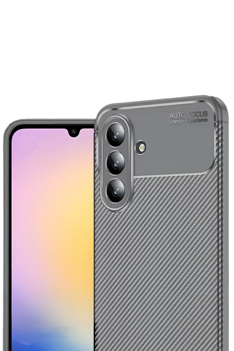 Samsung Galaxy S25 FE Auto Focus Karbon Kapak - Gri Fiyatı, Yorumları ve Özellikleri