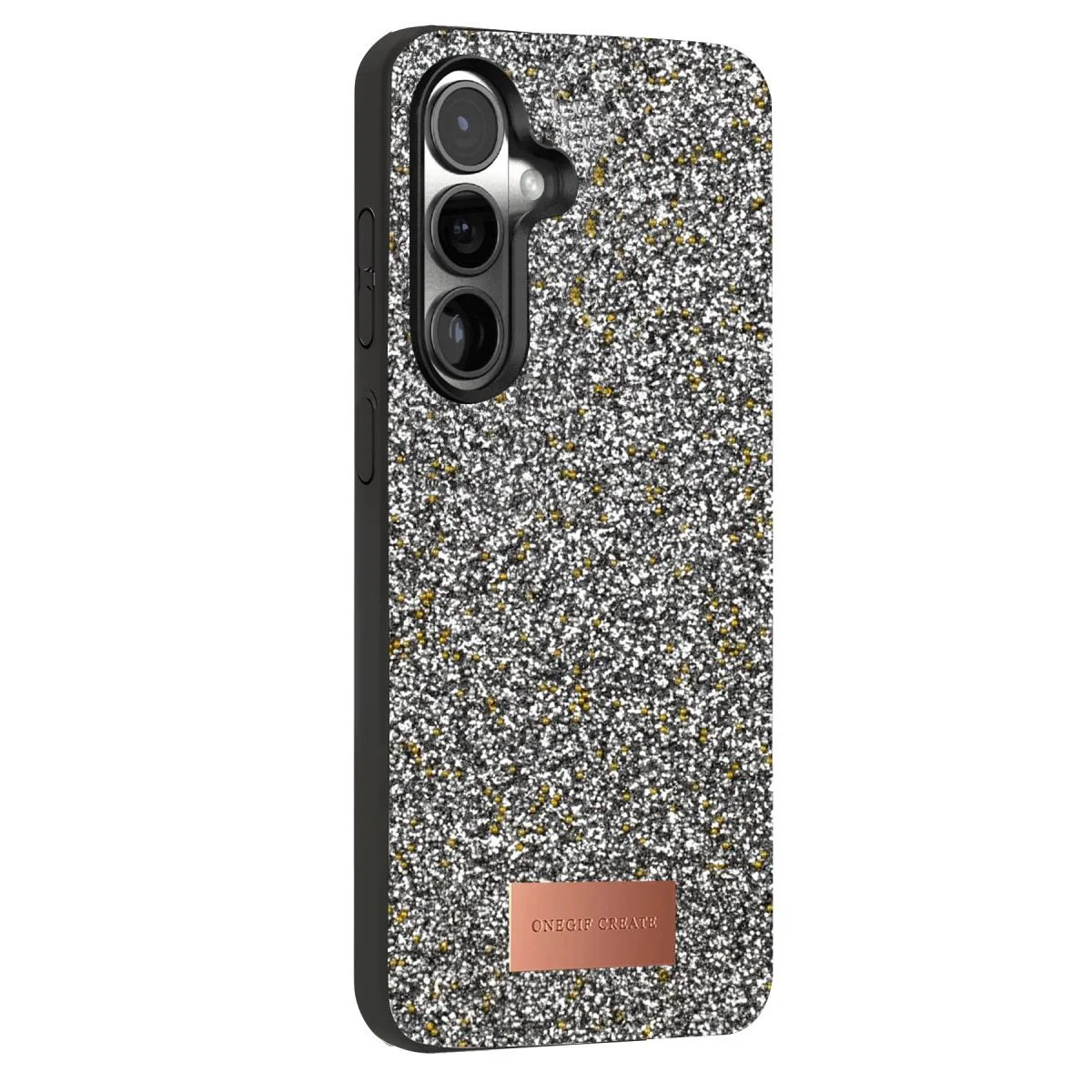 Samsung Galaxy S25 ile Uyumlu Simli Boncuk İşlemeli Kapak - Gold Fiyatı, Yorumları ve Özellikleri