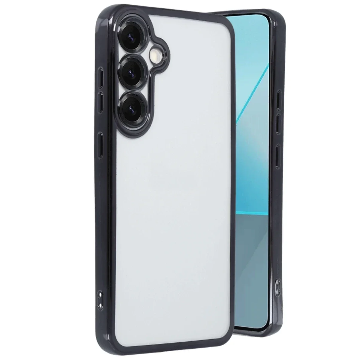 Samsung Galaxy S25 Kılıf Razer Lensli Silikon - Siyah Samsung Galaxy S25 Kılıf Razer Lensli Silikon - Siyah