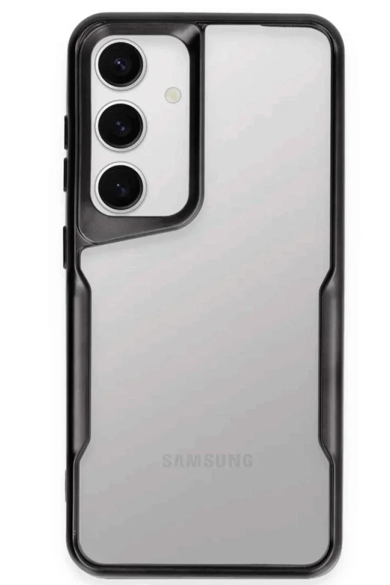 Samsung Galaxy S25 Kılıf Boyi Silikon Kapak - Siyah Samsung Galaxy S25 Kılıf Boyi Silikon Kapak - Siyah