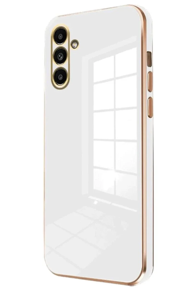 Samsung Galaxy S25 Plus Kılıf Volet Silikon - Beyaz Samsung Galaxy S25 Plus Kılıf Volet Silikon - Beyaz