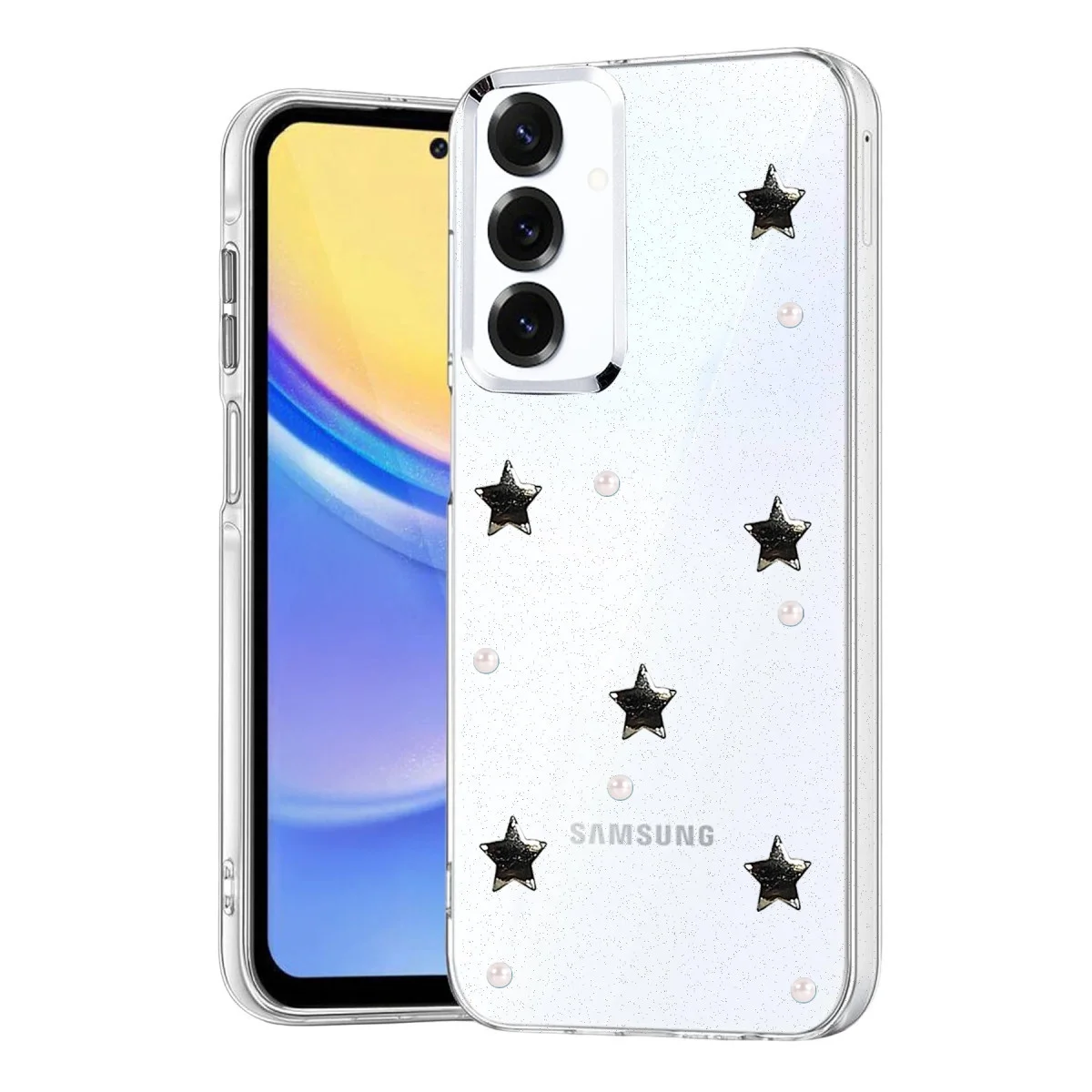 Samsung Galaxy S25 Plus Fiyonk Desenli Kapak - Desen 7 Samsung Galaxy S25 Plus Fiyonk Desenli Kapak - Desen 7
