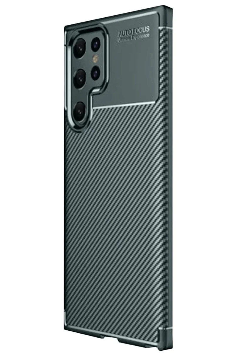 Samsung Galaxy S25 Ultra Kılıf Auto Focus Karbon Kapak - Koyu Yeşil Fiyatı, Yorumları ve Özellikleri