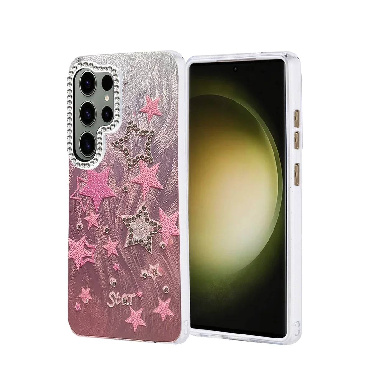Samsung Galaxy S25 Ultra Kılıf Blade Aynalı Desenli Kapak - Desen 7 Samsung Galaxy S25 Ultra Kılıf Blade Aynalı Desenli Kapak - Desen 7