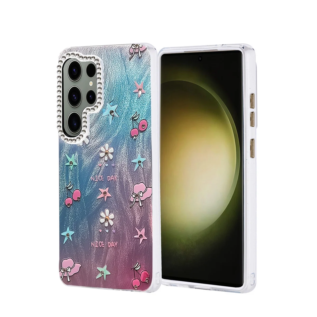 Samsung Galaxy S25 Ultra Kılıf Blade Aynalı Desenli Kapak - Desen 4 Samsung Galaxy S25 Ultra Kılıf Blade Aynalı Desenli Kapak - Desen 4