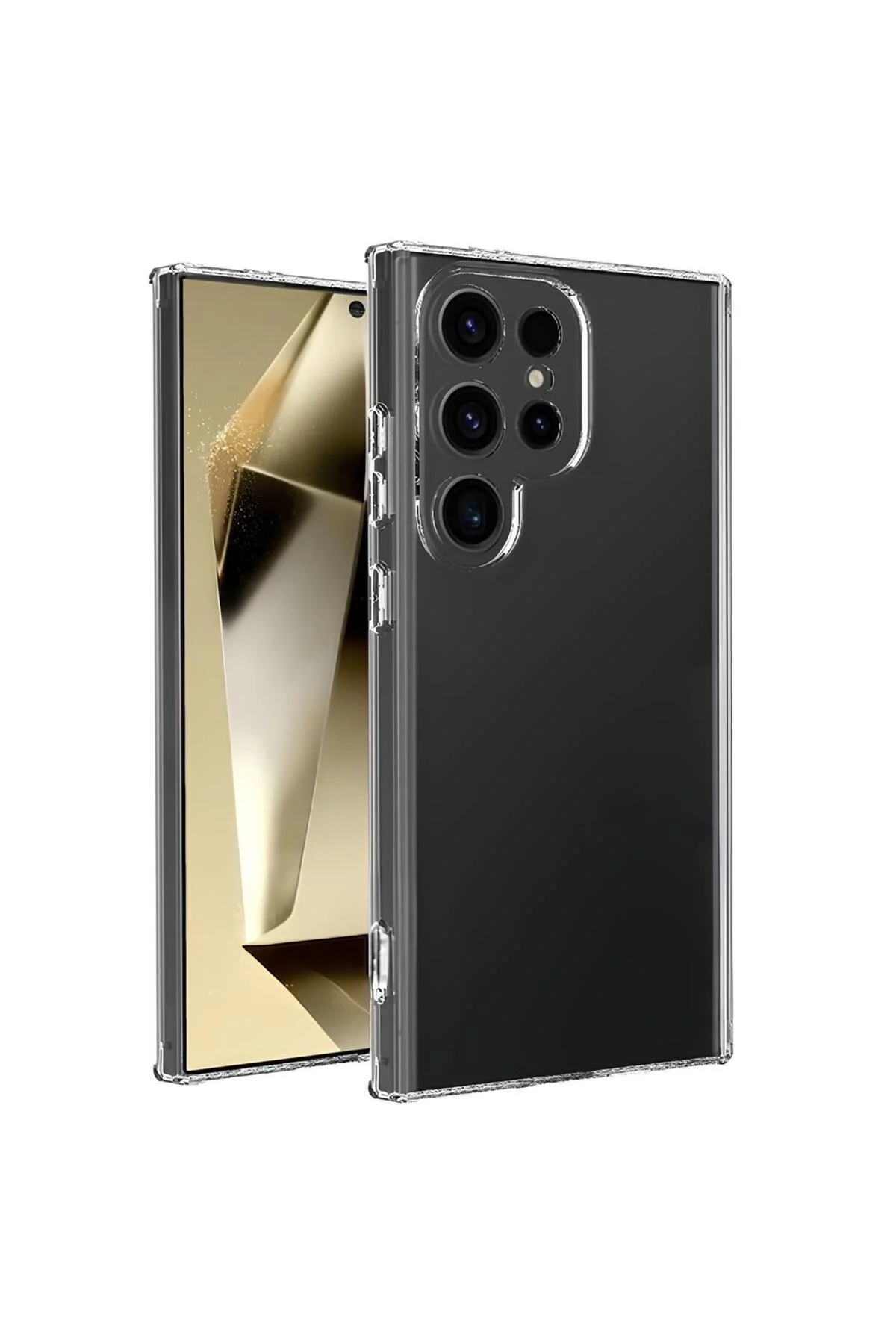 Samsung Galaxy S25 Ultra Premium Şeffaf Silikon Kılıf