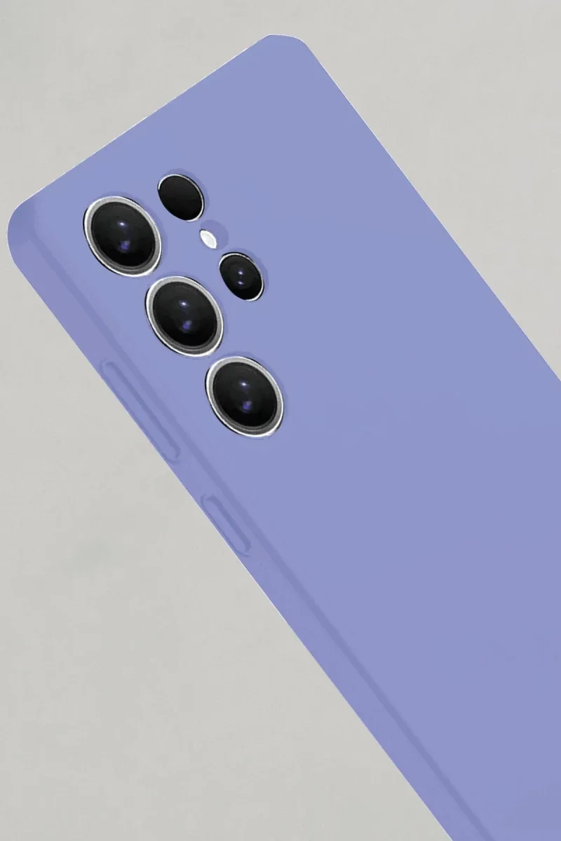 Samsung Galaxy S25 Ultra Kılıf Nano içi Kadife Silikon - Lila Samsung Galaxy S25 Ultra Kılıf Nano içi Kadife Silikon - Lila