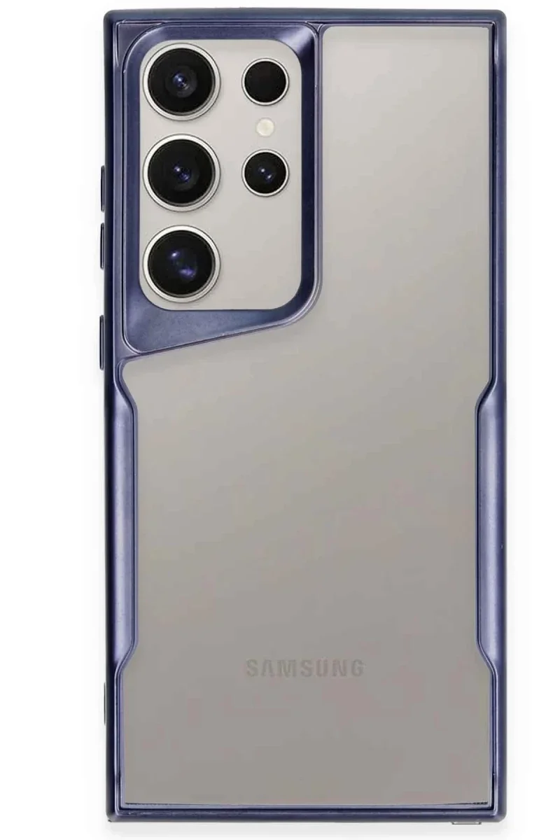 Samsung Galaxy S25 Ultra Kılıf Boyi Silikon Kapak - Lacivert Samsung Galaxy S25 Ultra Kılıf Boyi Silikon Kapak - Lacivert